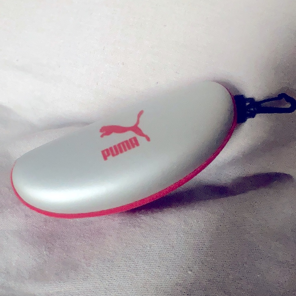 Vintage Puma hard travel eyeglass case
